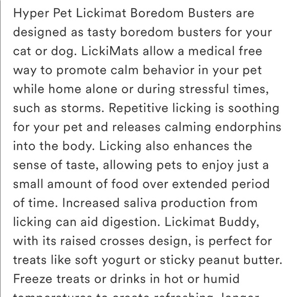 Hyper Pet LickiMat orange large - extra large NWT - Picture 3 of 11